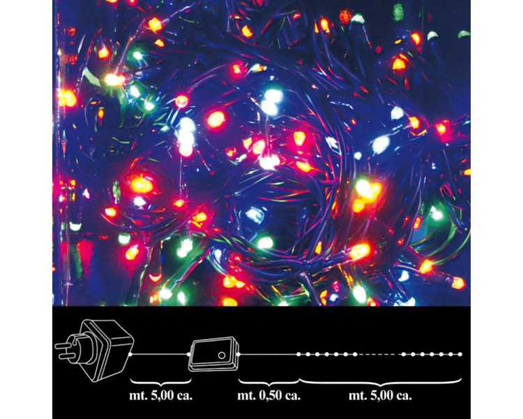 Luces Navidad 100 Leds Color Interior / Exterior Ip44
