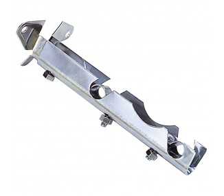Soporte Barra 12 mm.Ø Cromo Doble Frente