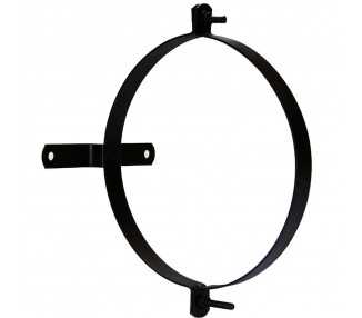 Abrazadera Para Tubo Estufa Vitrificada Con Soporte 110 mm. (2 Piezas)