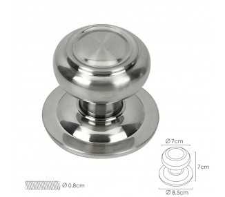 Pomo Puerta Seta Color Inox Oryx