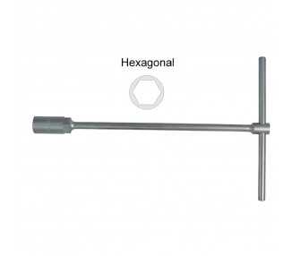 Llave Vaso Maurer Mango "T"  13 mm.