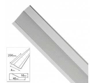 Tapajuntas Adhesivo Para Ceramica Metal Plata 200,0 cm.