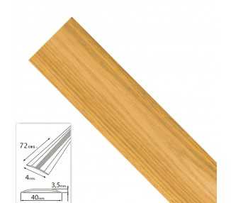 Tapajuntas Adhesivo Para Moquetas Metal Roble   82,0 cm.