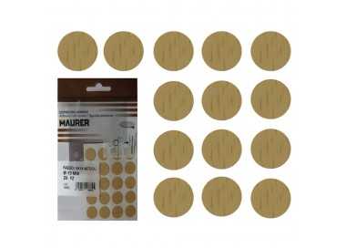 Tapatornillos Adhesivos Haya Natural (Blister 20 unidades)