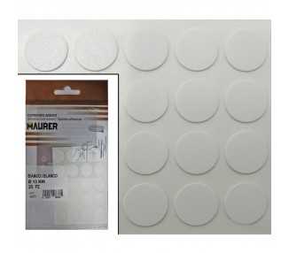 Tapatornillos Adhesivos Blanco (Blister 20 unidades)