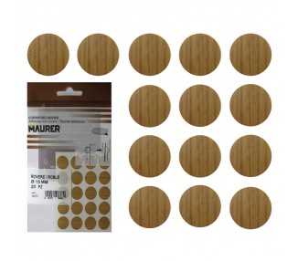 Tapatornillos Adhesivos Roble (Blister 20 unidades)