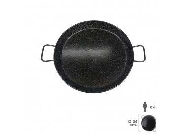 Paellera Valenciana Esmaltada   6 personas/ 34 cm