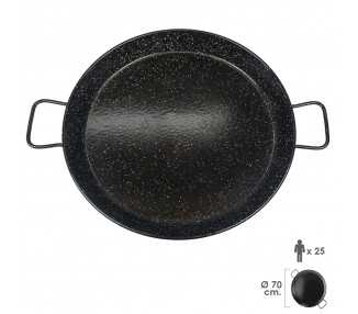 Paellera Valenciana Esmaltada  25 personas/ 70 cm