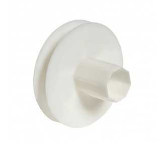 Disco Persiana Plastico Compacto para Rodamieto 120x40 mm.  Cinta 18 mm.