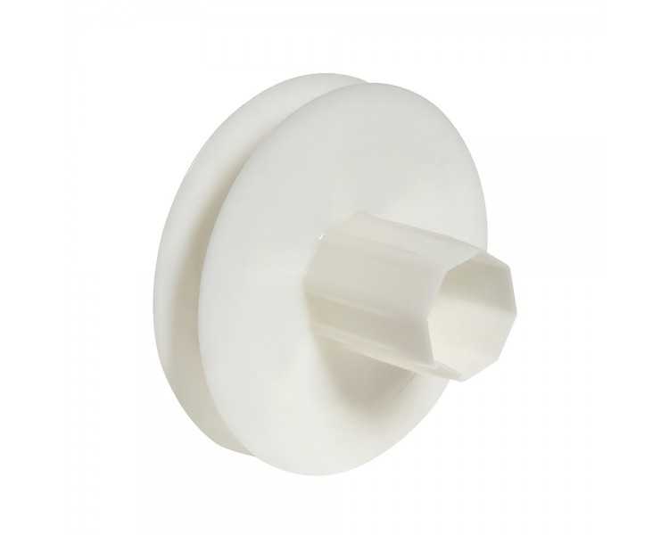 Disco Persiana Plastico Compacto para Rodamieto 120x40 mm.  Cinta 18 mm.