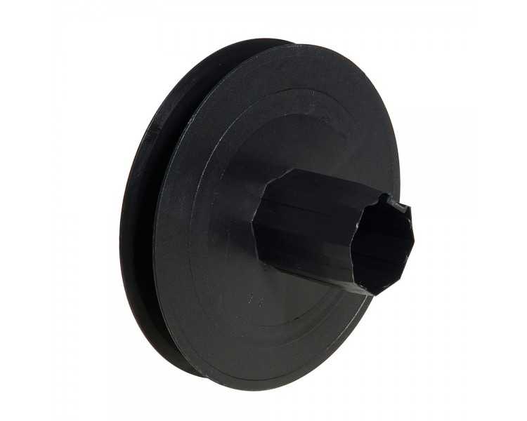 Disco Persiana Plastico Espiga Metalica 136x40 mm. Cinta 14 mm.
