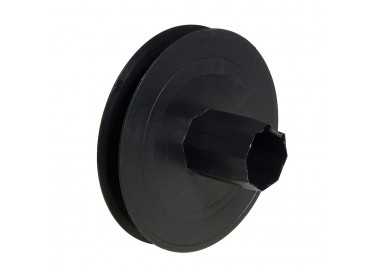 Disco Persiana Plastico Espiga Metalica 136x40 mm. Cinta 14 mm.