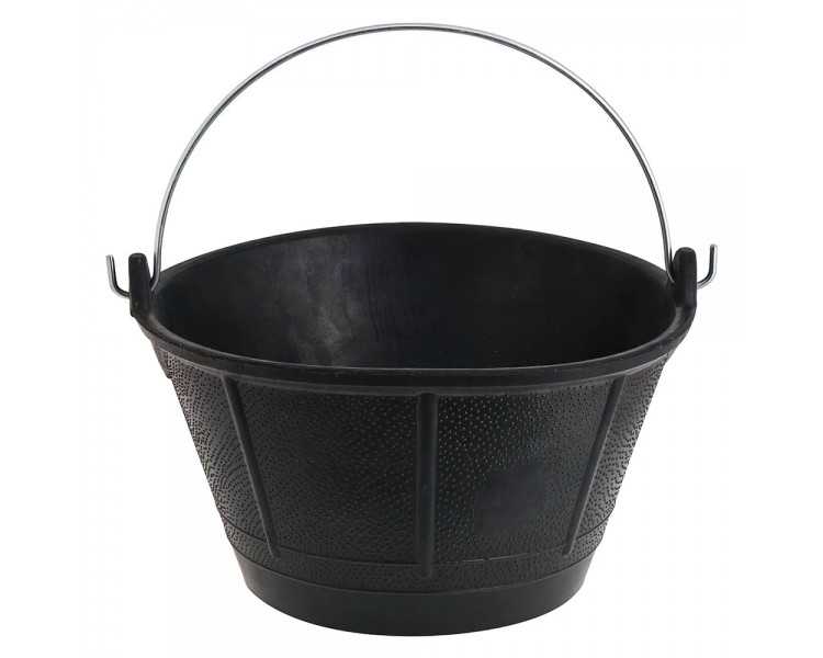 Cubo Obra Goma Italiano 10 l. Wolfpack