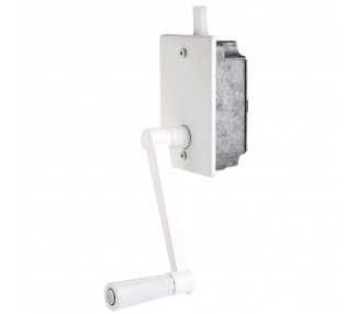 Torno Elevacion Persiana Empotrar Blanco