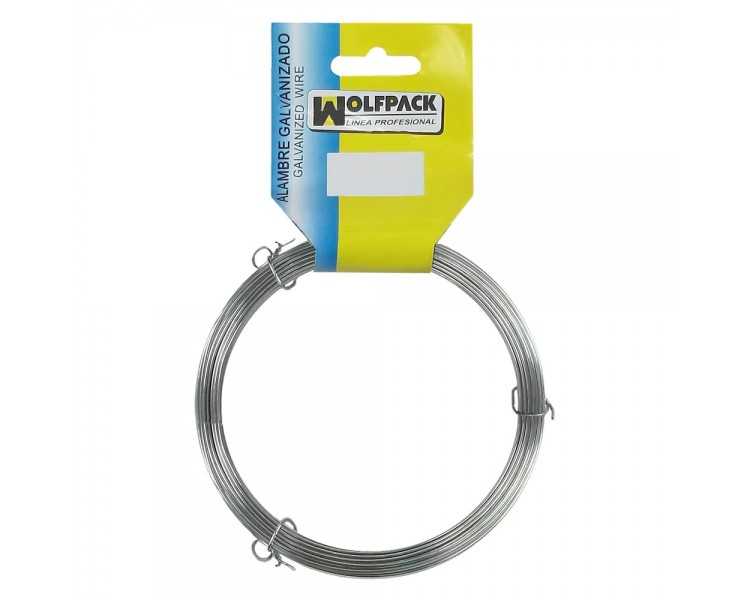 Alambre Galvanizado (Rollo 1000 gramos) Nº15/2,4 mm.