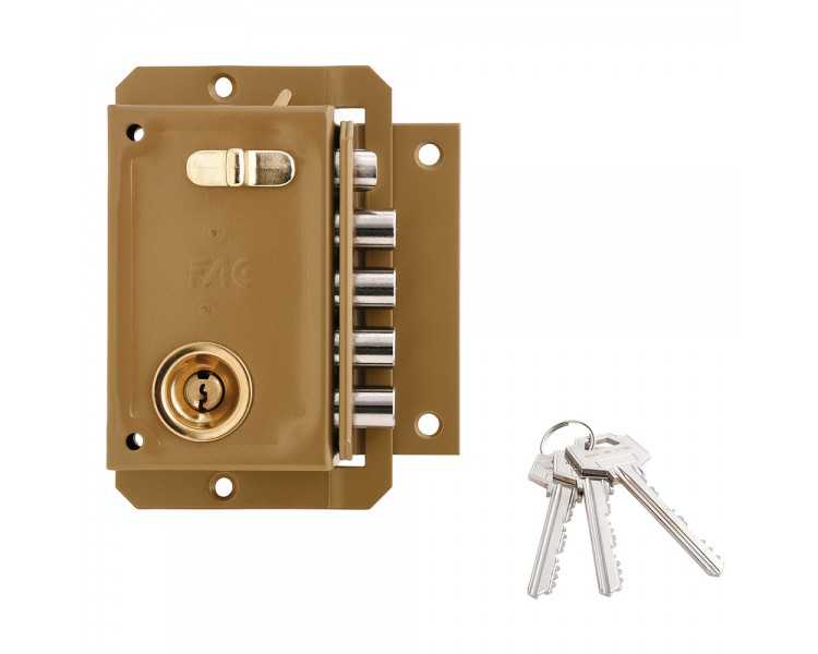 Cerradura Fac S 90 Pintada Derecha   Bombin 70