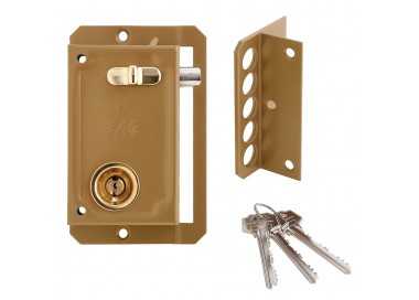 Cerradura Fac S 90 Pintada Derecha   Bombin 70