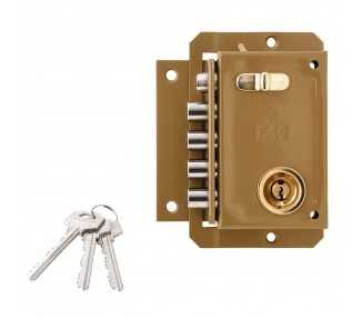 Cerradura Fac S 90 Pintada Izquierda Bombin 70