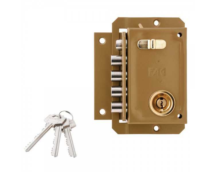 Cerradura Fac S 90 Pintada Izquierda Bombin 70