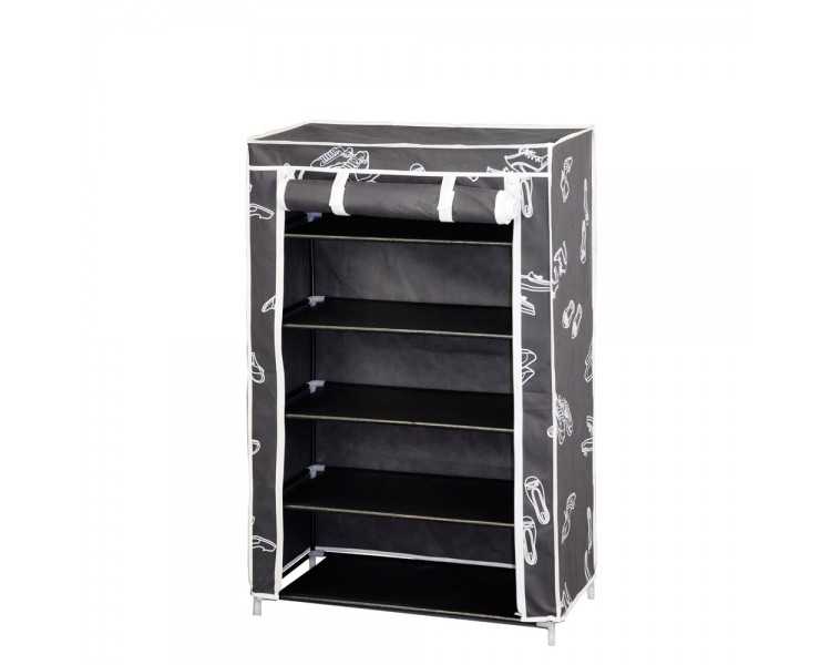 Zapatero Plegable Tela TNT 61x30x90 cm.