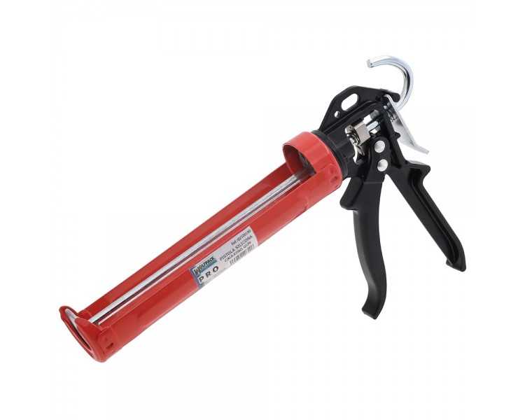 Pistola Silicona Profesional  Roja / Negra Profesional
