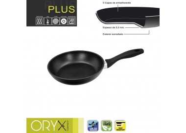 Oryx Sartén Aluminio Antiadherente Plus, Forjada, Apta Inducción, Libre PFOA, Diámetro 22 cm, Espesor 5 mm.