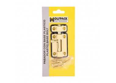 Pasador Wolfpack Base Plastico 50 mm. Latonado