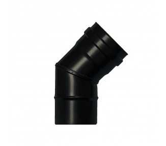Codo Estufa Pellet Vitrificado Ø80 mm  45°