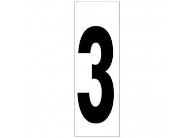Numero Adhesivo 46x140 mm.   Nº 3