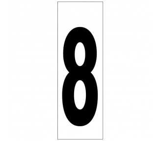 Numero Adhesivo 46x140 mm.   Nº 8