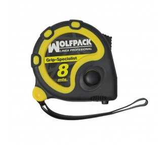 Flexometro 8 Metros Con Freno Wolfpack Grip Special