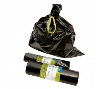 Bolsa Basura mediana 50 litros 55x70 cm. Rollo 15 unidades