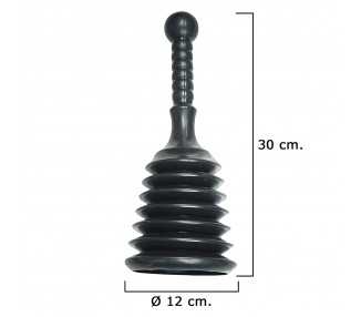 Desatascador Goma Fuelle         Ø 12 cm. /  Alto 30 cm.
