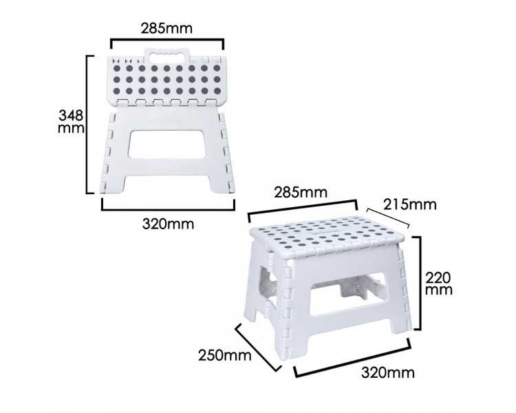 Taburete Plegable 29x22x22 cm.