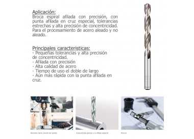 Broca Alpen Hss Pro   8,00 mm.