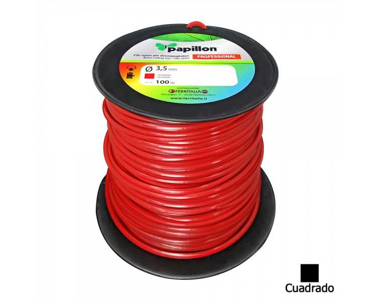 Hilo Nylon Cuadrado Profesional  Ø 3,5mm (Bobina 100 Metros)