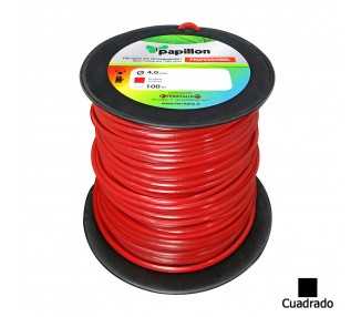 Hilo Nylon Cuadrado Profesional  Ø 4,0 mm (Bobina 100 Metros)