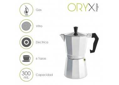 Cafetera Aluminio 6 Tazas (300 ml.) Classic