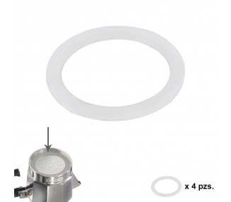 Junta Goma Silicona Cafetera Aluminio Classic / Inducción 12 Tazas (4 Unidades)