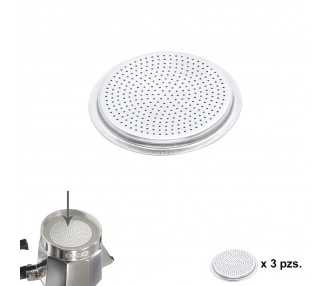 Filtro Cafetera Aluminio Classic / Inducción 9 Tazas (3 Unidades)