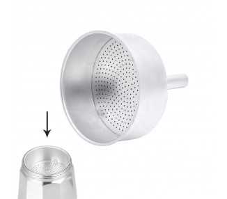 Embudo Cafetera Aluminio Classic / Inducción 9 Tazas