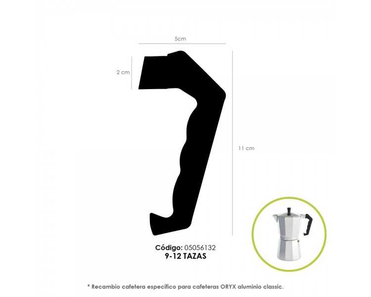 Mango Cafetera Alumino Classic 9 y 12 Tazas