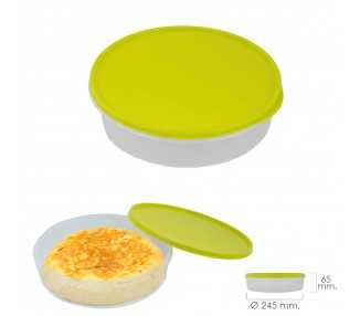 Fiambrera Para Tortillas Redonda Ø 24.5 cm. 2 Litros