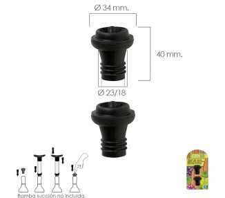Tapon De Vacio Para Vino Uso Con Bomba Exterior