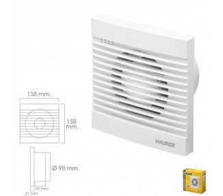 Extractor Humos Baño 13 Watt. Salida Ø 98 mm.