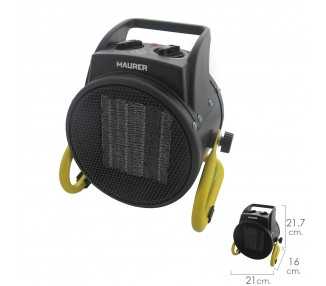 Calefactor Termoventilador Ceramico Cañon Aire 1000 / 2000 W.