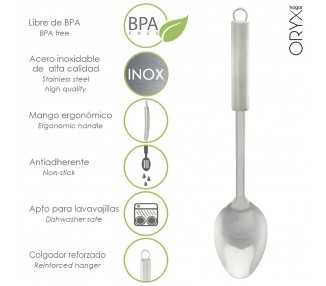 Cuchara Servir Cocina Acero Inoxidable 7 x 30,5 (Alt.) cm.