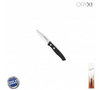 Cuchillo Aspen Mondador Hoja Acero Inoxidable 8 cm. Negro