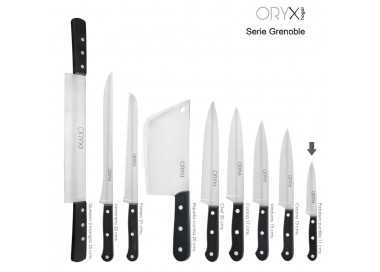 Cuchillo Grenoble Patatero Puntilla Hoja Acero Inoxidable 11 cm. Negro