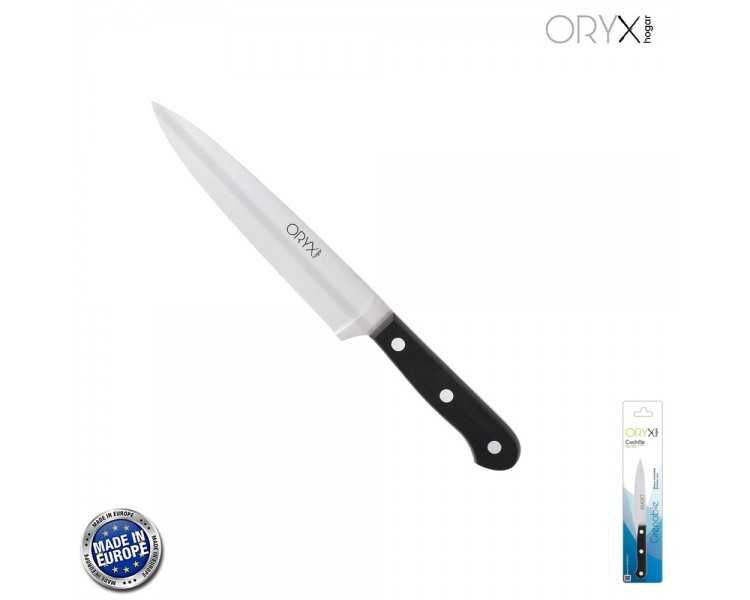Cuchillo Grenoble Cocina Hoja Acero Inoxidable 17 cm. Negro